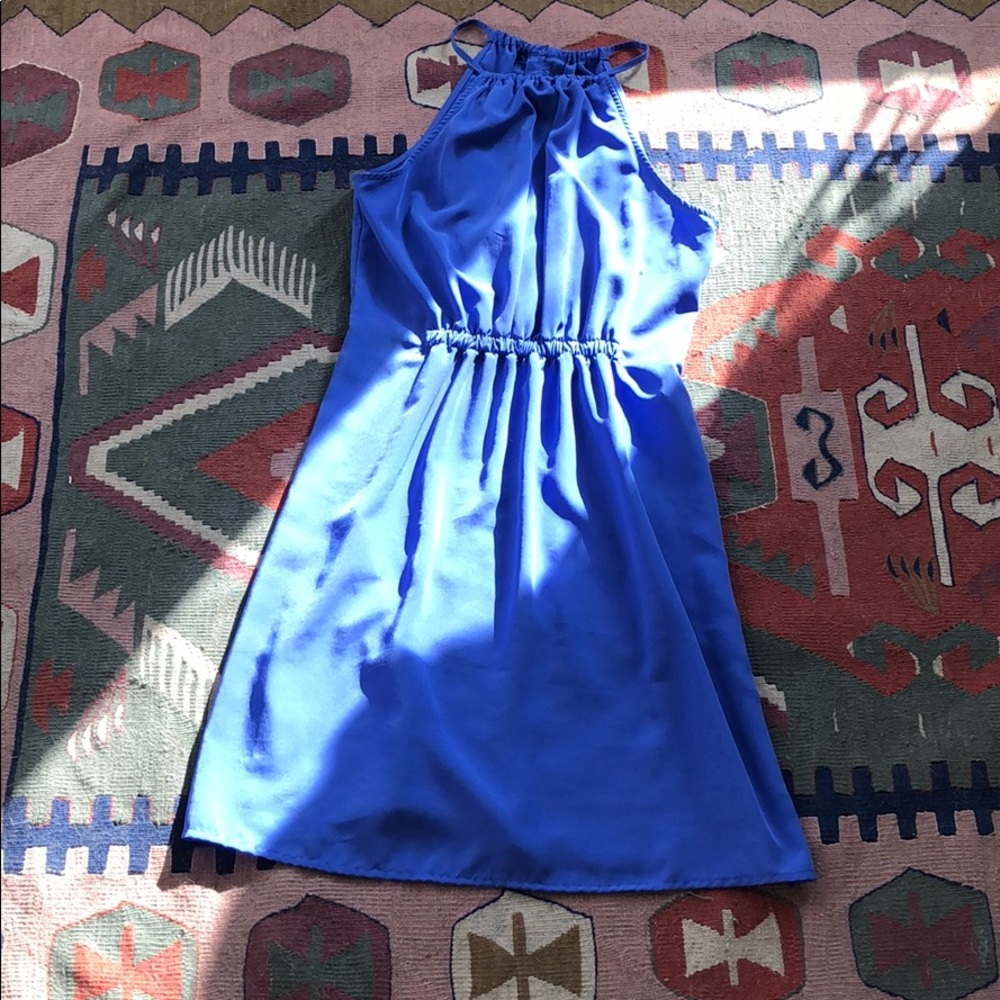 Zara Basic Blue Dress